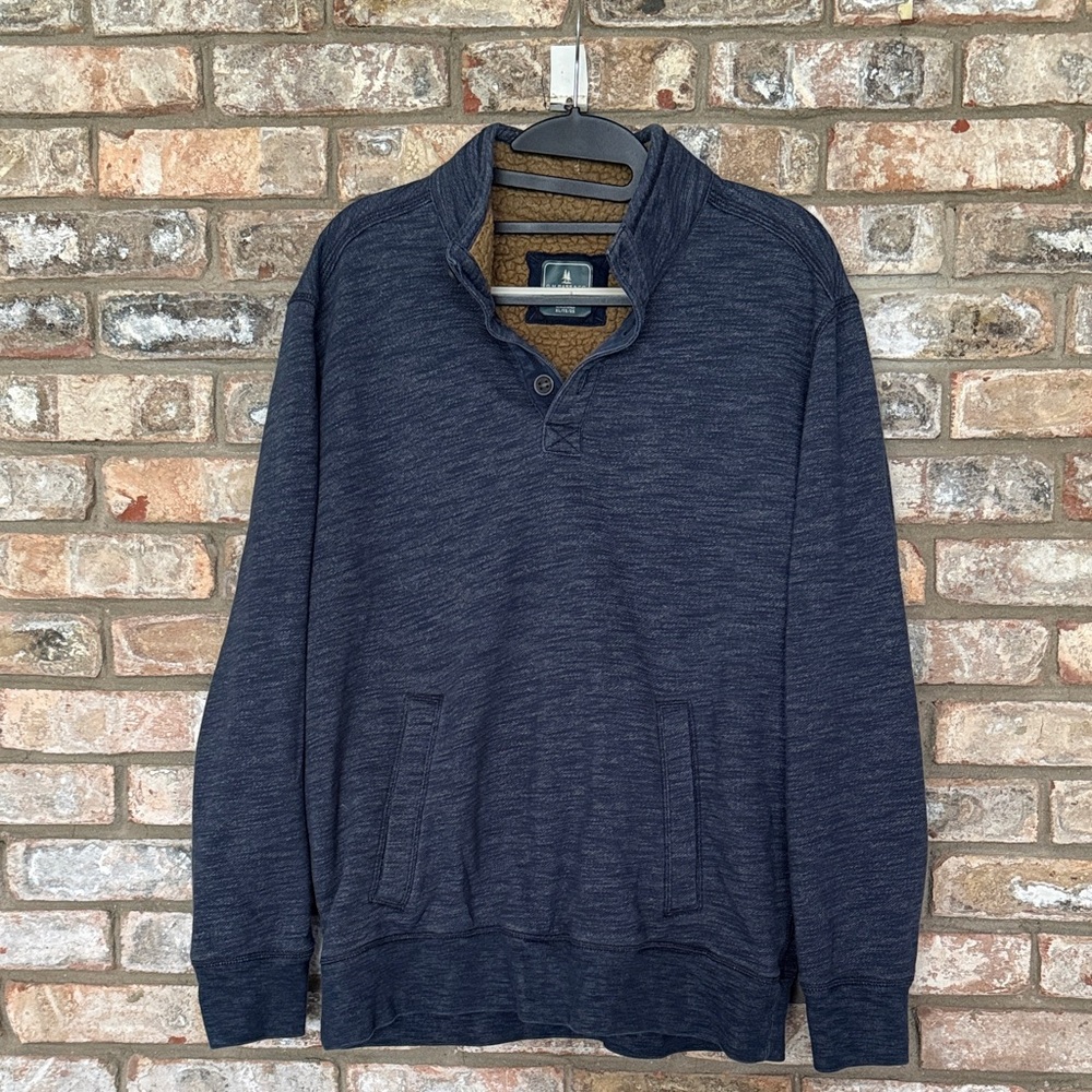 Classic Navy Pullover Sweatshirt